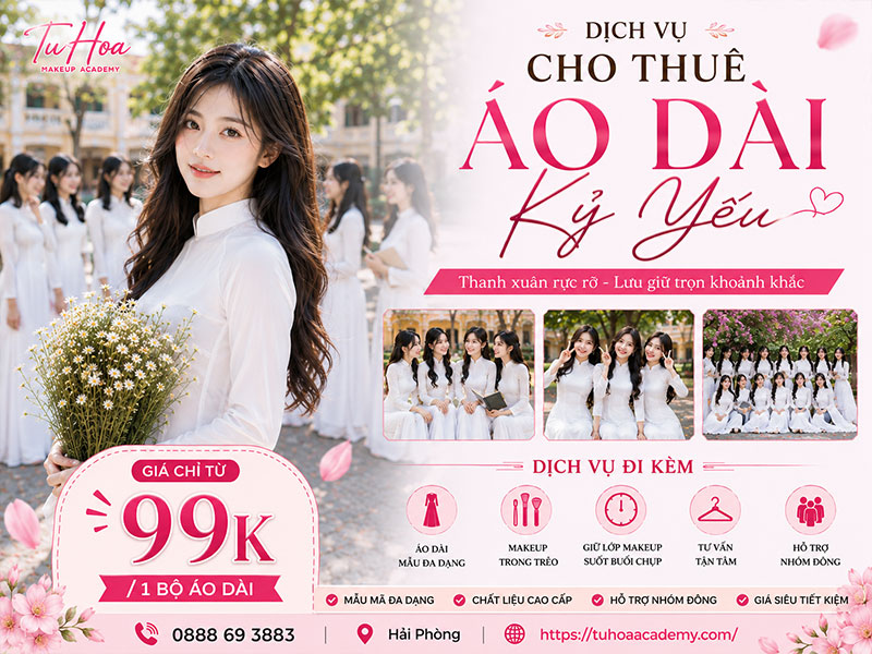 Cho thuê áo dài kỷ yếu