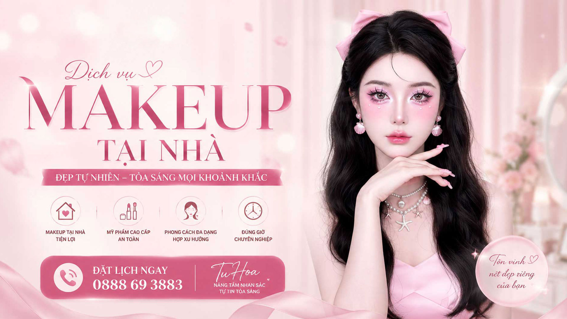 Dịch vụ makeup tại nhà đẹp nhất Hải Phòng