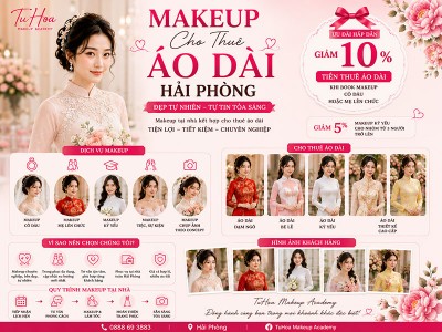 Makeup Cho Thuê Áo Dài Hải Phòng