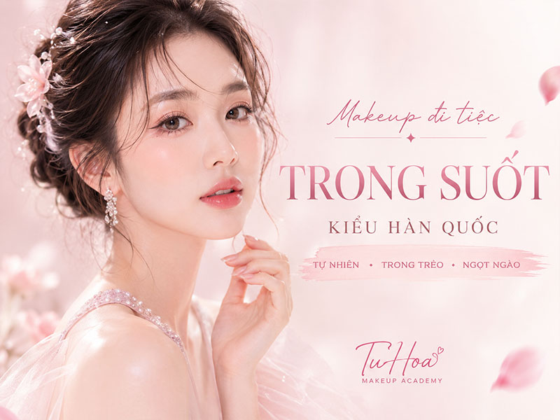 Makeup đi tiệc trong suốt kiểu Hàn Quốc