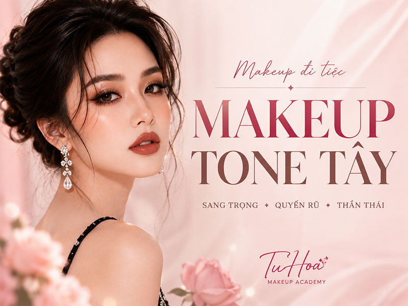 Makeup đi tiệc tone Tây sang trọng