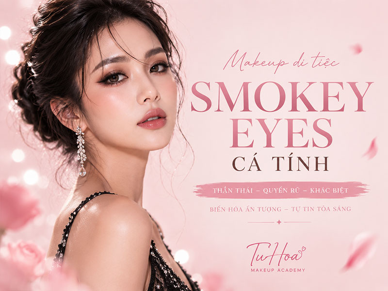 Makeup đi tiệc gu smokey eyes cá tính