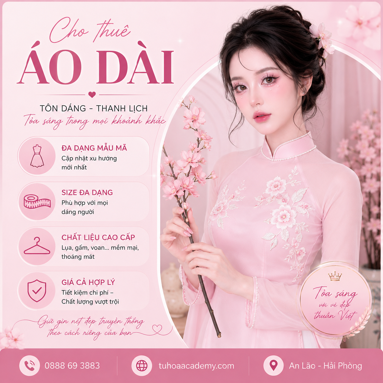 Cho thuê áo dài