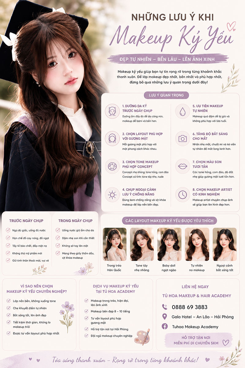 Xu Hướng Makeup Kỷ Yếu 2026